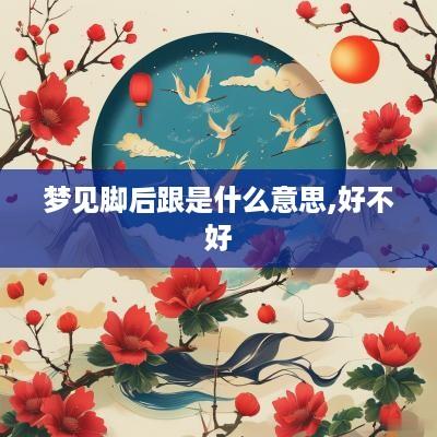 梦见脚后跟是什么意思,好不好