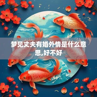 梦见丈夫有婚外情是什么意思,好不好