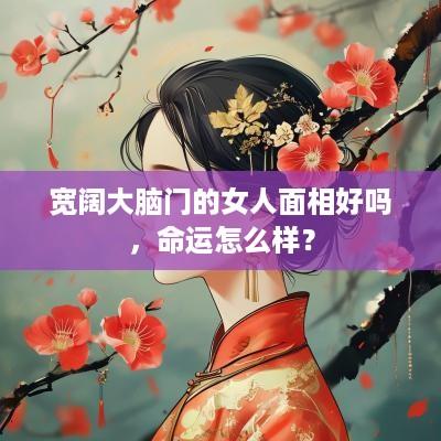 宽阔大脑门的女人面相好吗，命运怎么样？