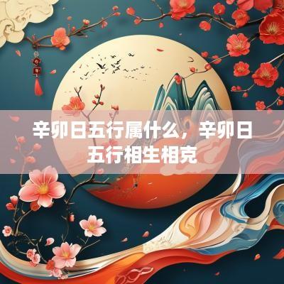 辛卯日五行属什么，辛卯日五行相生相克