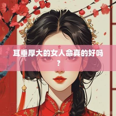 耳垂厚大的女人命真的好吗？