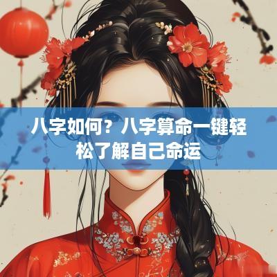 八字如何？八字算命一键轻松了解自己命运