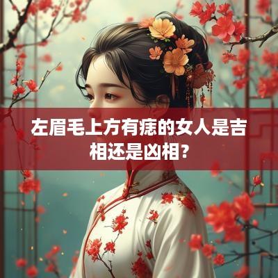 左眉毛上方有痣的女人是吉相还是凶相？