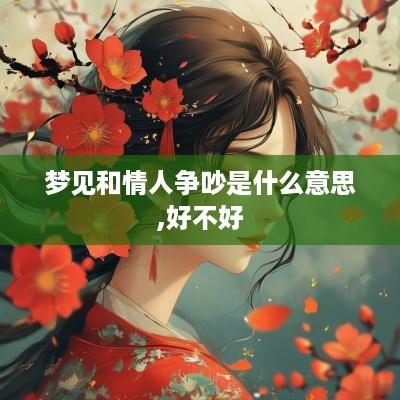 梦见和情人争吵是什么意思,好不好