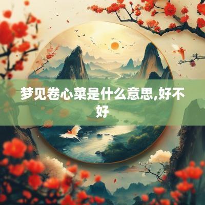 梦见卷心菜是什么意思,好不好
