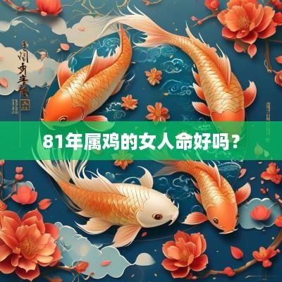 81年属鸡的女人命好吗？