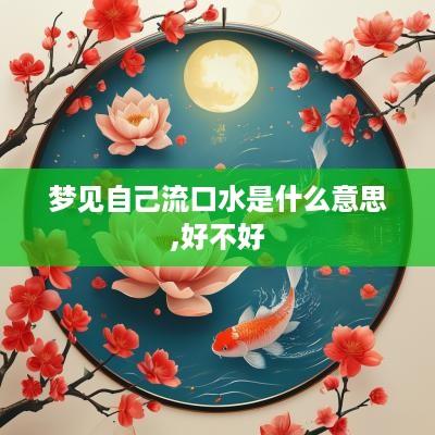 梦见自己流口水是什么意思,好不好