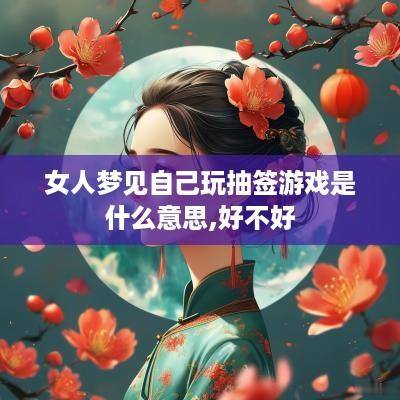 女人梦见自己玩抽签游戏是什么意思,好不好