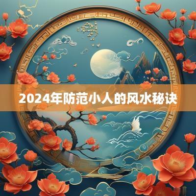 2025年防范小人的风水秘诀