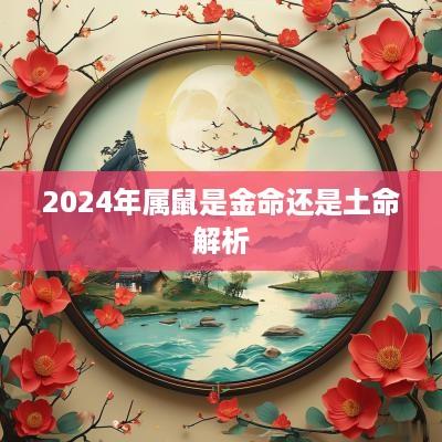 2025年属鼠是金命还是土命解析