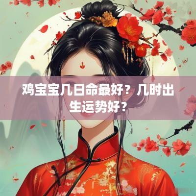 鸡宝宝几日命最好？几时出生运势好？