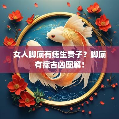女人脚底有痣生贵子？脚底有痣吉凶图解！