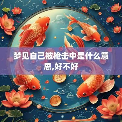 梦见自己被枪击中是什么意思,好不好