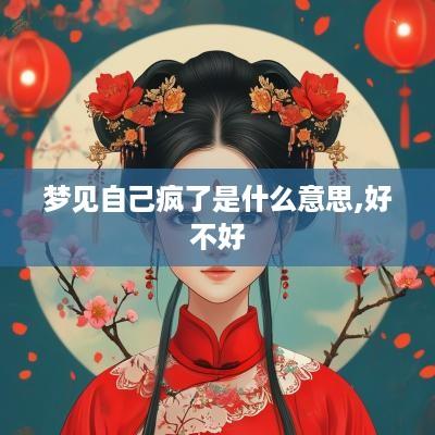 梦见自己疯了是什么意思,好不好