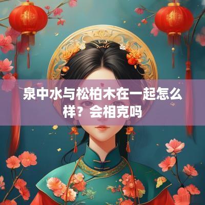 泉中水与松柏木在一起怎么样？会相克吗