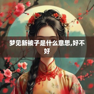 梦见新被子是什么意思,好不好