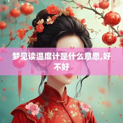 梦见读温度计是什么意思,好不好