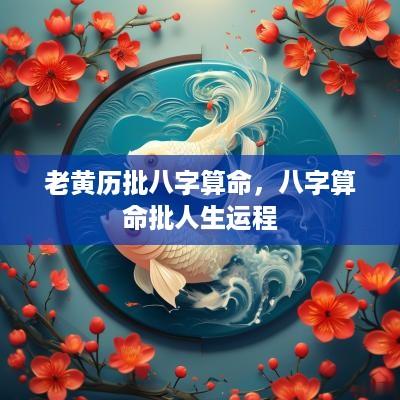 老黄历批八字算命，八字算命批人生运程