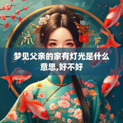 梦见父亲的家有灯光是什么意思,好不好