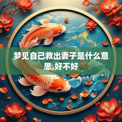 梦见自己救出妻子是什么意思,好不好