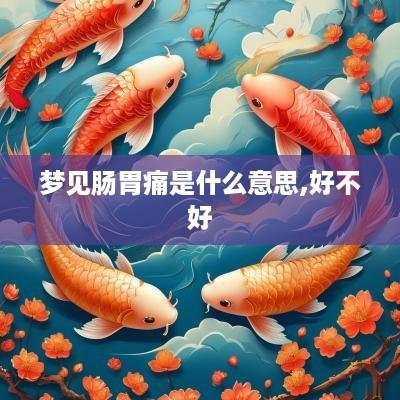 梦见肠胃痛是什么意思,好不好