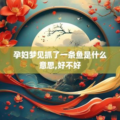 孕妇梦见抓了一条鱼是什么意思,好不好