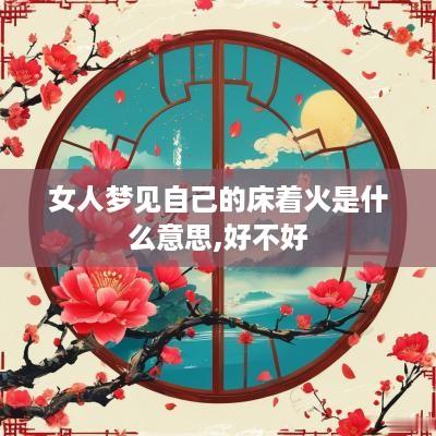 女人梦见自己的床着火是什么意思,好不好