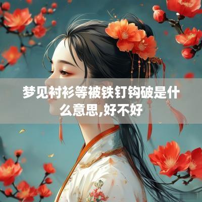 梦见衬衫等被铁钉钩破是什么意思,好不好