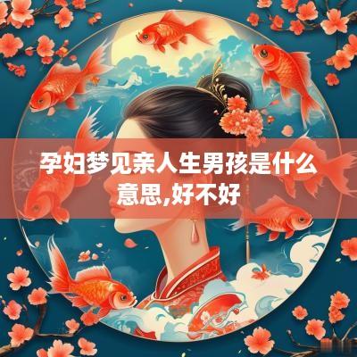 孕妇梦见亲人生男孩是什么意思,好不好