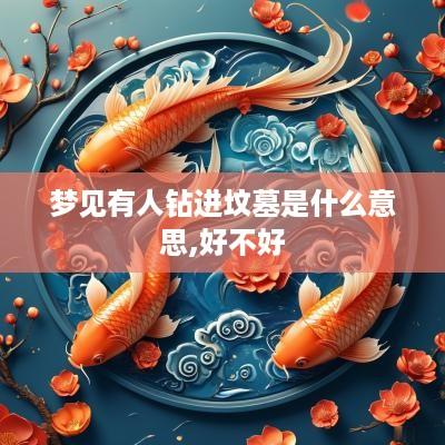 梦见有人钻进坟墓是什么意思,好不好