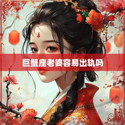 巨蟹座老婆容易出轨吗