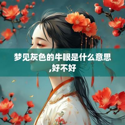 梦见灰色的牛眼是什么意思,好不好