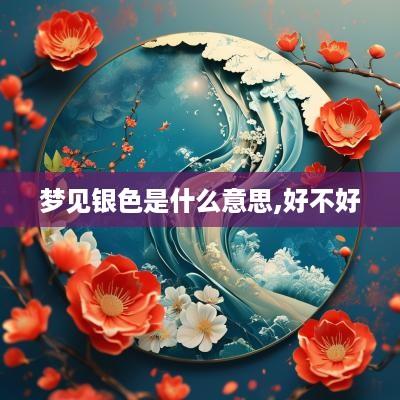 梦见银色是什么意思,好不好