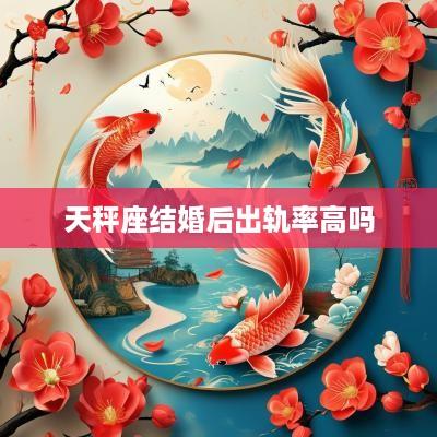 天秤座结婚后出轨率高吗