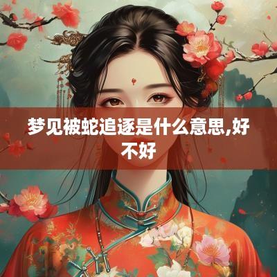 梦见被蛇追逐是什么意思,好不好