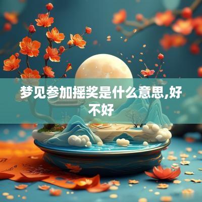 梦见参加摇奖是什么意思,好不好