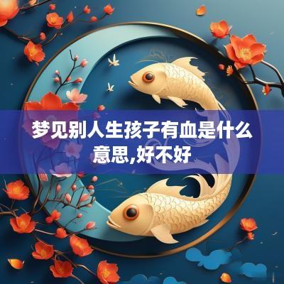 梦见别人生孩子有血是什么意思,好不好