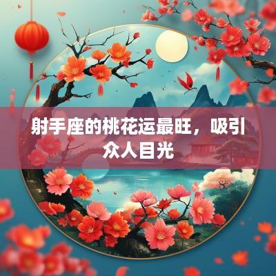 射手座的桃花运最旺，吸引众人目光