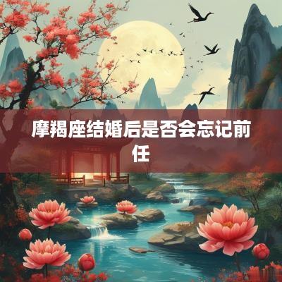 摩羯座结婚后是否会忘记前任