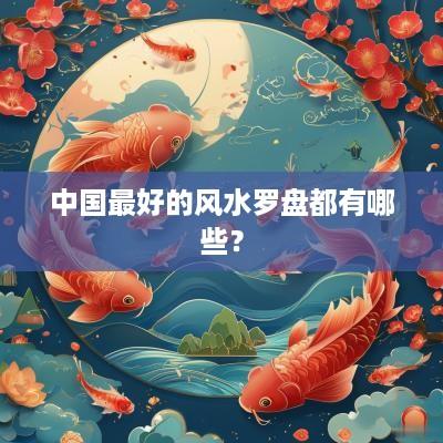 中国最好的风水罗盘都有哪些？