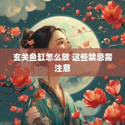 玄关鱼缸怎么放 这些禁忌需注意