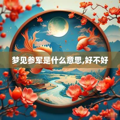 梦见参军是什么意思,好不好