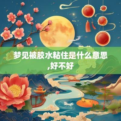 梦见被胶水粘住是什么意思,好不好