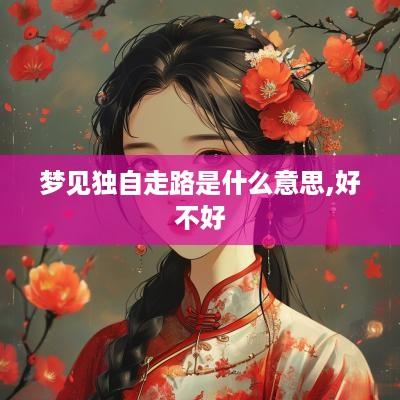 梦见独自走路是什么意思,好不好