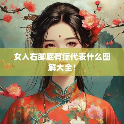 女人右脚底有痣代表什么图解大全！