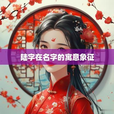 陆字在名字的寓意象征