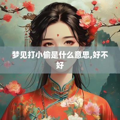 梦见打小偷是什么意思,好不好