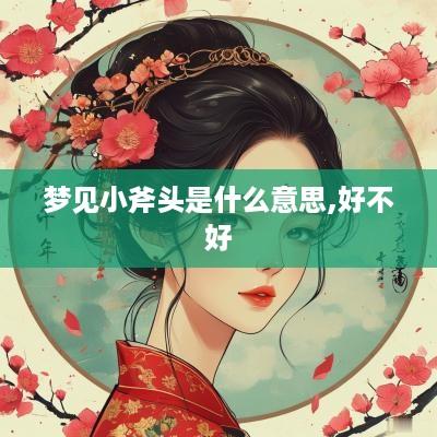 梦见小斧头是什么意思,好不好