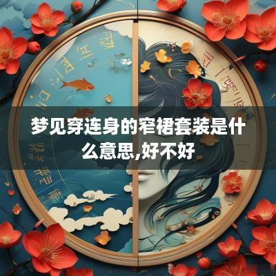 梦见穿连身的窄裙套装是什么意思,好不好