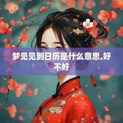 梦见见到日历是什么意思,好不好